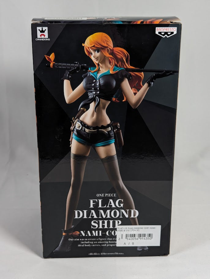 One Piece Nami Flag Diamond Ship Statue