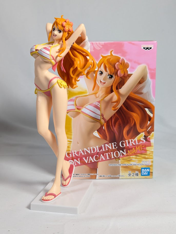 One Piece Nami Grandline Girls on Vacation Statue