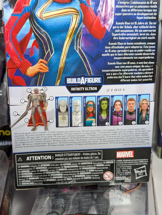 Marvel Legends Infinity Ultron Build a Figure Set of Action Figures (Missing Bonus Moon Knight Figure)