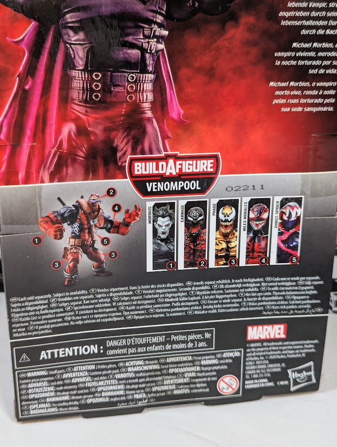 Marvel Legends Venompool Build a Figure Complete Set of Action Figures