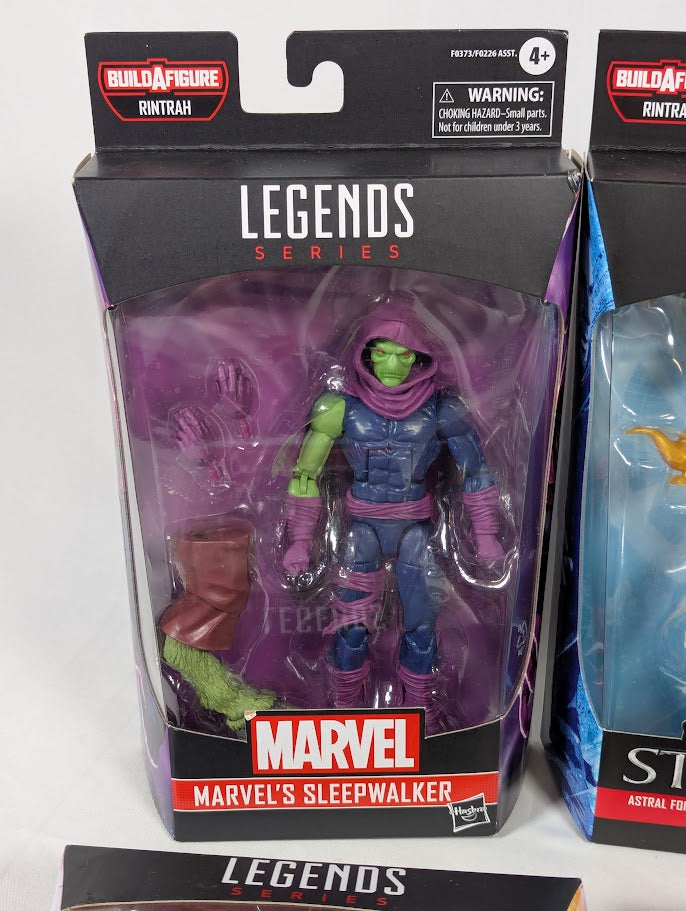Marvel Legends Rintrah Build a Figure Complete Set of Action Figures
