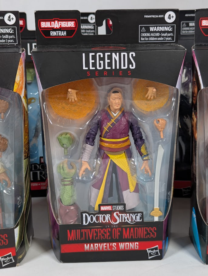 Marvel Legends Rintrah Build a Figure Complete Set of Action Figures