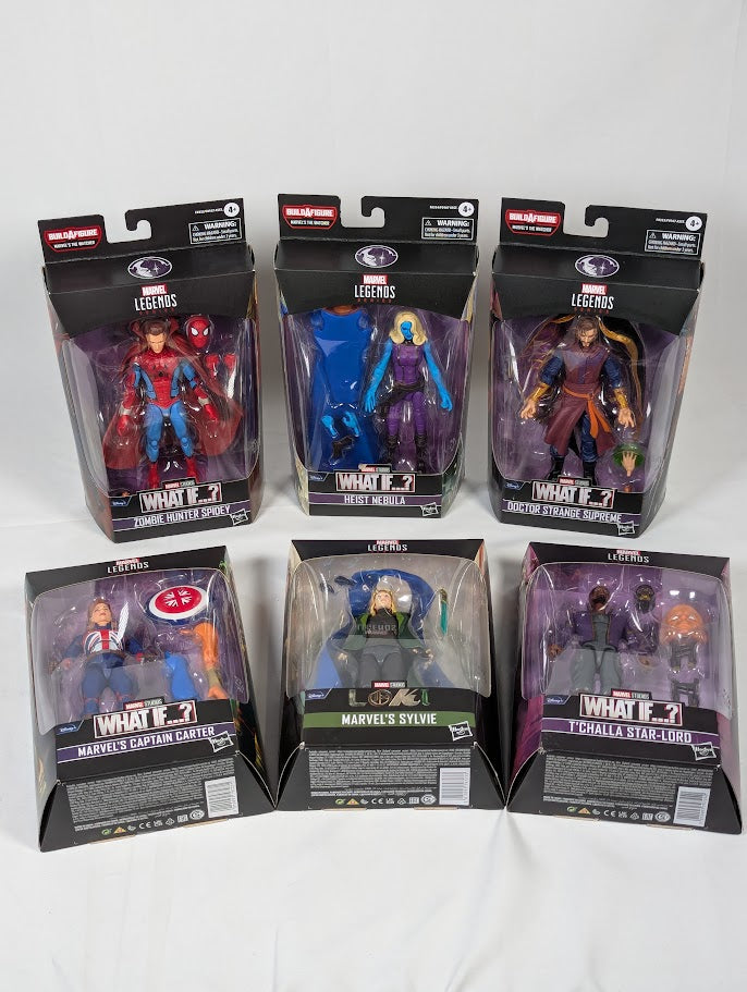 Marvel Legends The Watcher Build a Figure Complete Set of Action Figures (Missing Bonus Zombie Captain America Figure)
