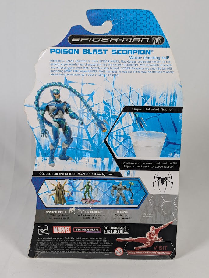 Spider-Man Poison Blast Scorpion 2007 Hasbro Action Figure
