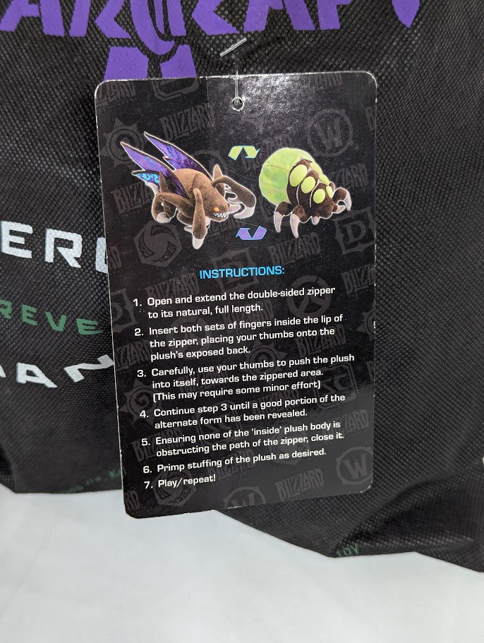 Starcraft 2 Reversible Zergling & Baneling Plush