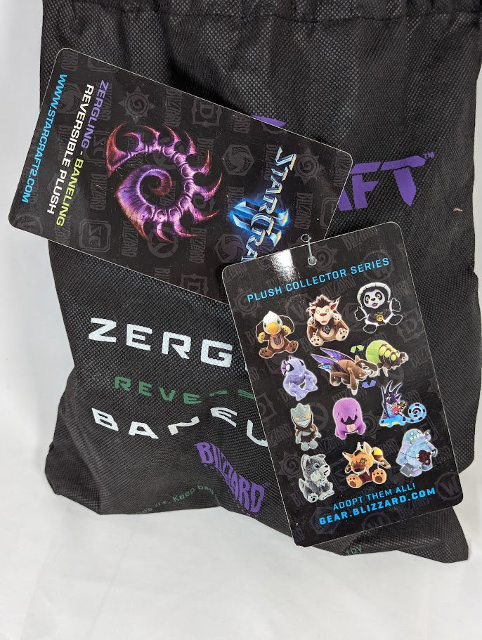 Starcraft 2 Reversible Zergling & Baneling Plush