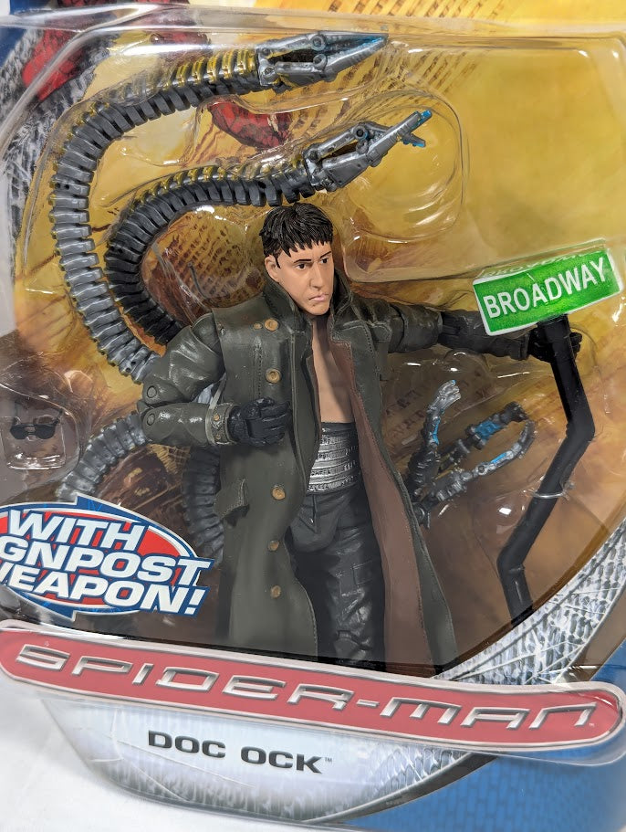Spider-Man 3 Doc Ock With Signpost Weapon 2007 Hasbro Action Figure