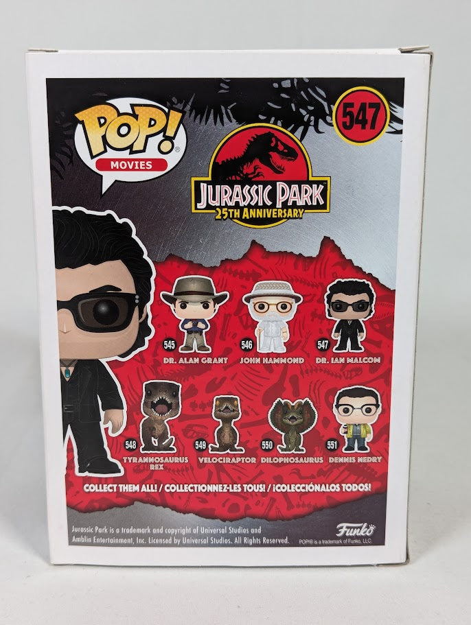 Jurassic Park Dr Ian Malcom Funko Pop! Vinyl Figure #547