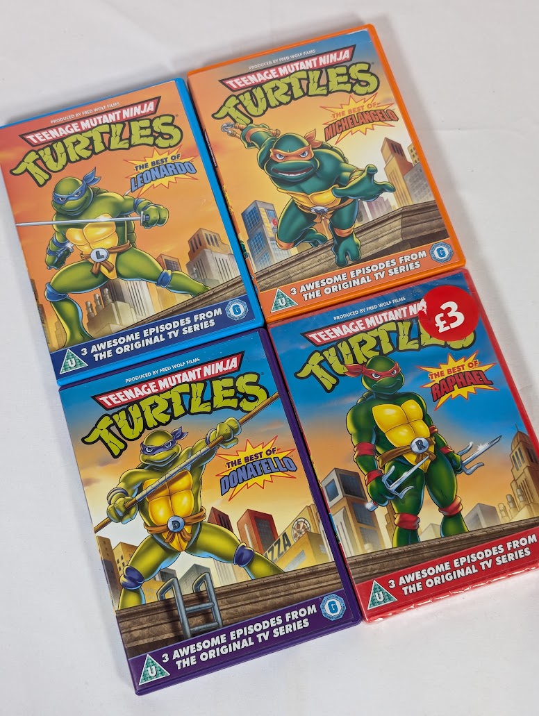 Teenage Mutant Ninja Turtles The Best Of Set of 4 DVDs