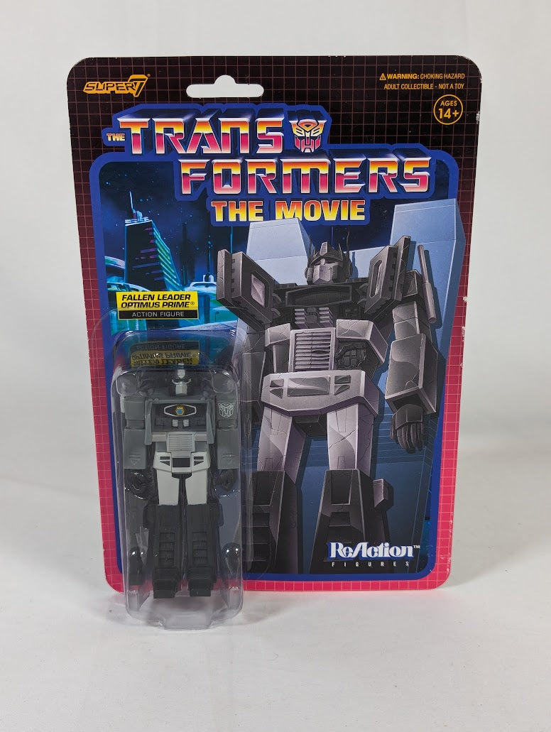 Transformers Fallen Leader Optimus Prime Reaction Figure