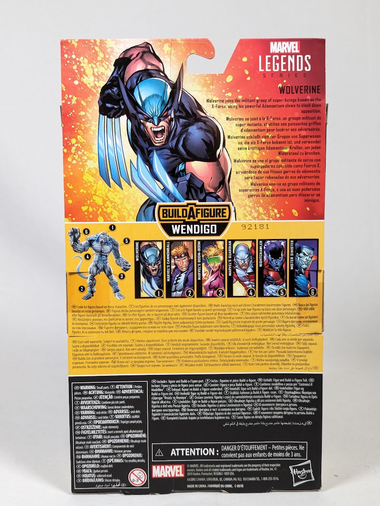 Marvel Legends X-Force Wolverine 2019 Hasbro Action Figure