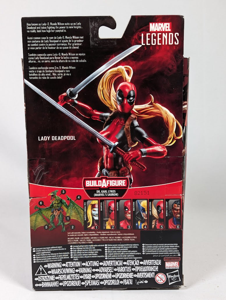 Marvel Legends Lady Deadpool 2017 Hasbro Action Figure