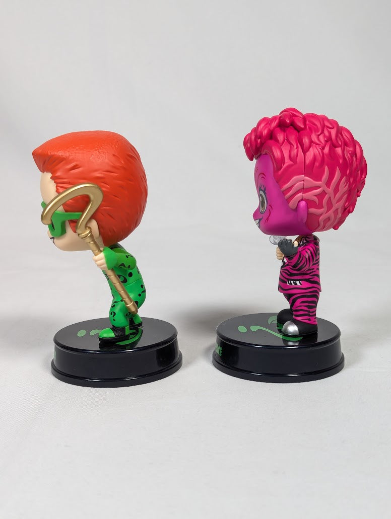 Batman Forever Hot Toy Cosbaby Collectible Set The Riddler & Two-Face
