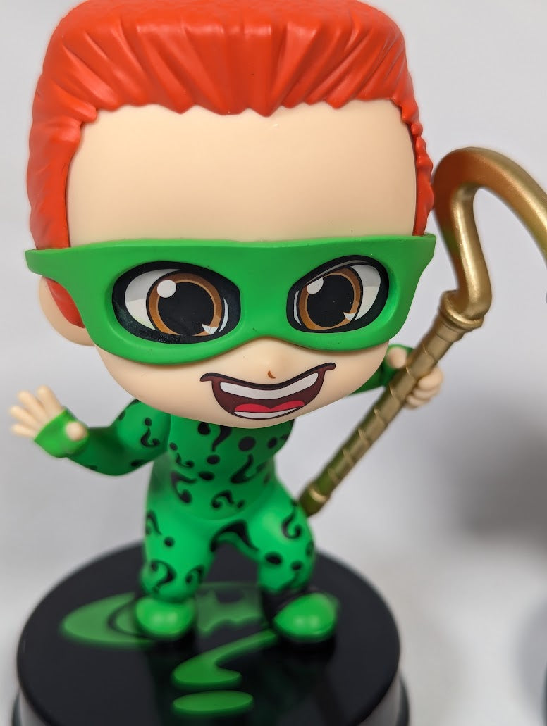 Batman Forever Hot Toy Cosbaby Collectible Set The Riddler & Two-Face