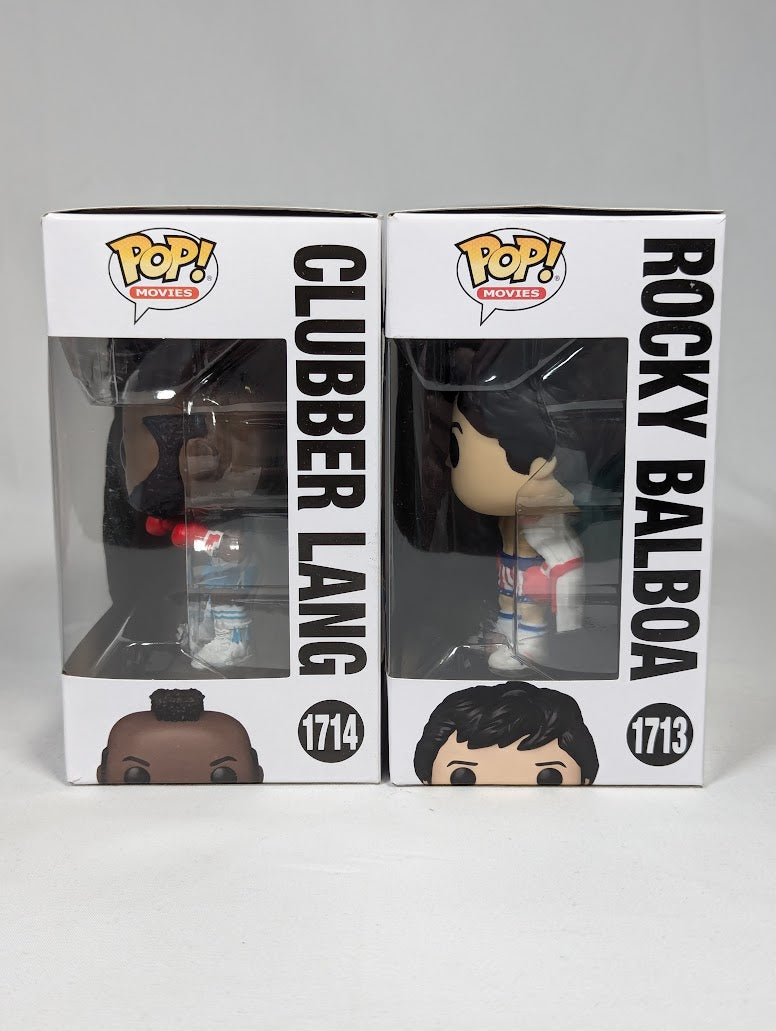 Rocky Clubber Lang #1714 & Rocky Balboa #1713 Funko Pop! Vinyl Figure Bundle