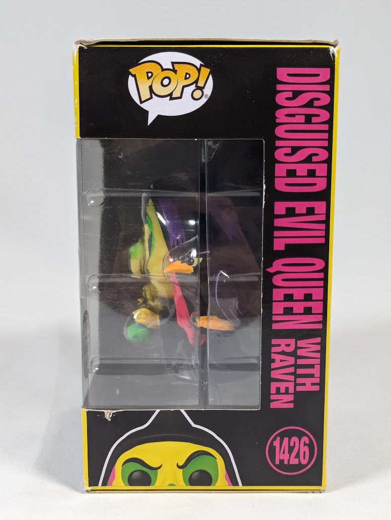 Disney Villains Disguised Evil Queen With Raven (Blacklight) Funko Pop! Vinyl Figure #1426