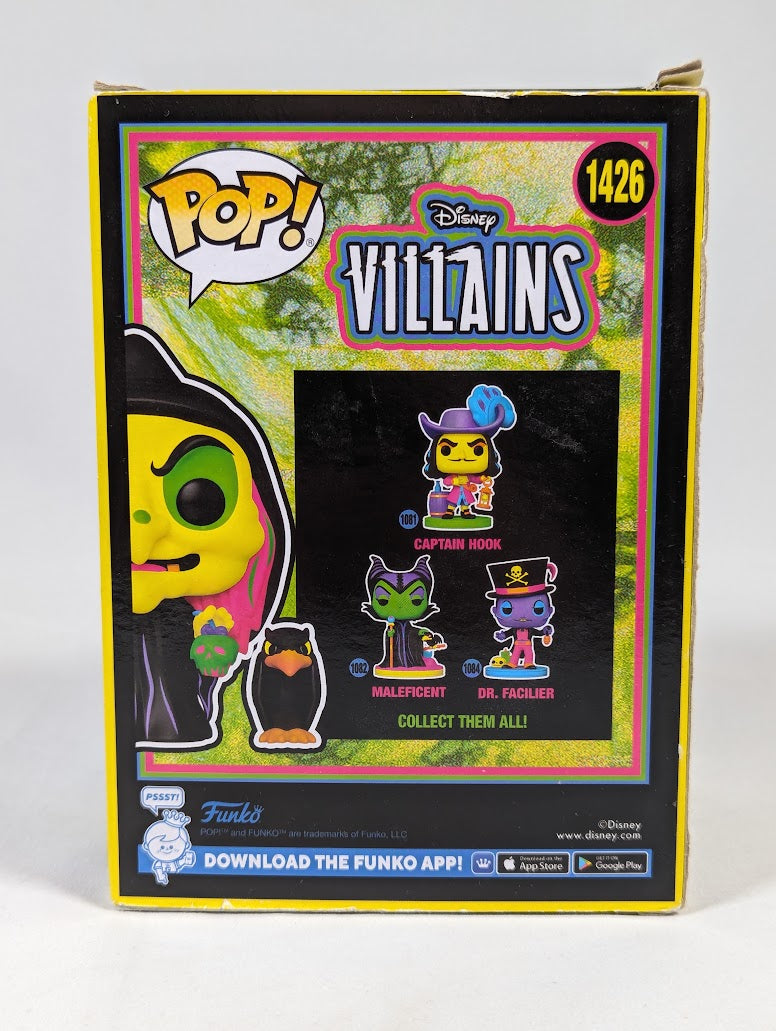 Disney Villains Disguised Evil Queen With Raven (Blacklight) Funko Pop! Vinyl Figure #1426