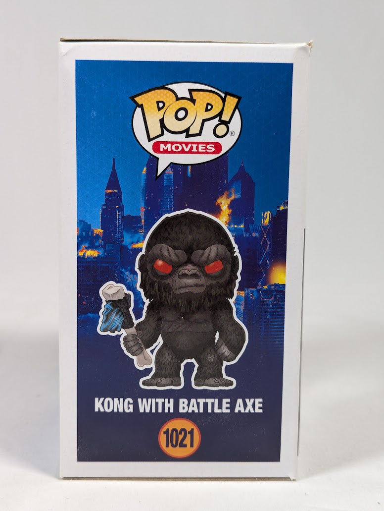 Godzilla vs Kong Kong With Battle Axe (Flocked) Funko Pop! Vinyl Figure #1021