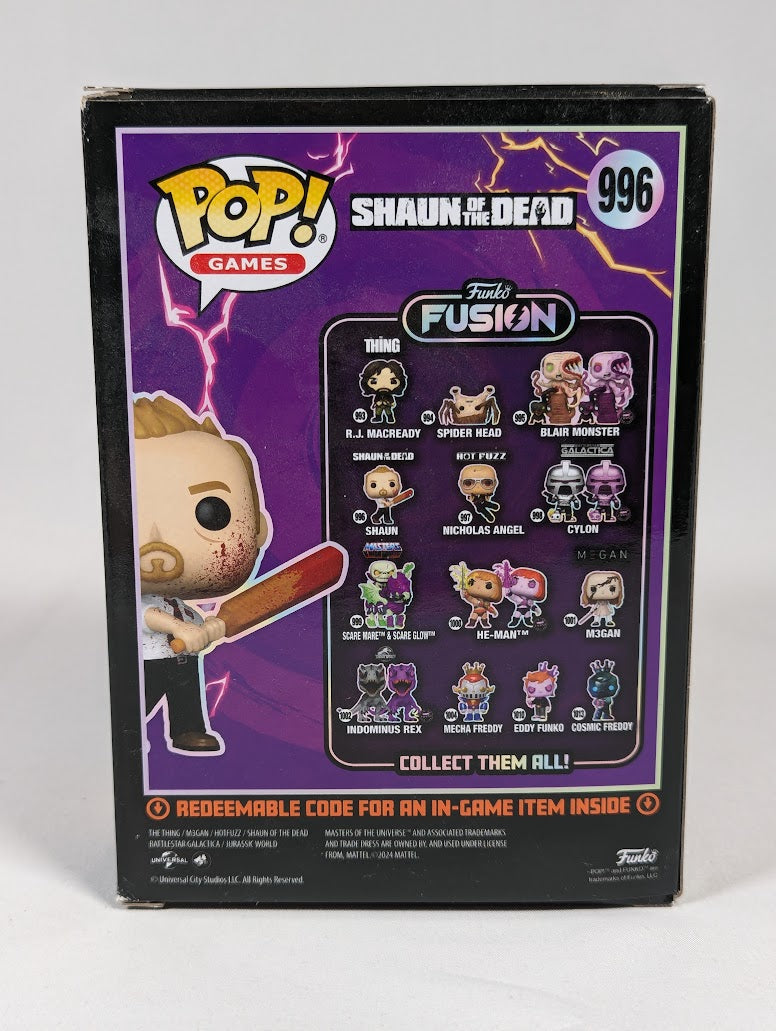 Funko Fusion Shaun of the Dead Shaun Funko Pop! Vinyl Figure #996