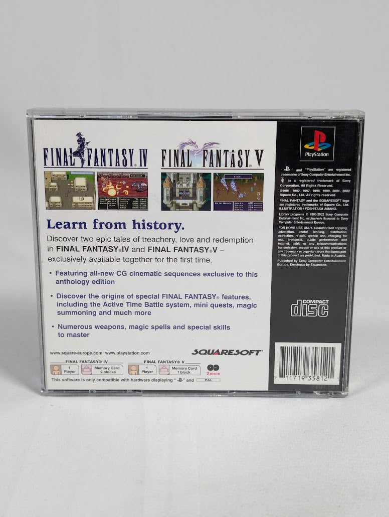 Final Fantasy Anthology PS1 (Complete)