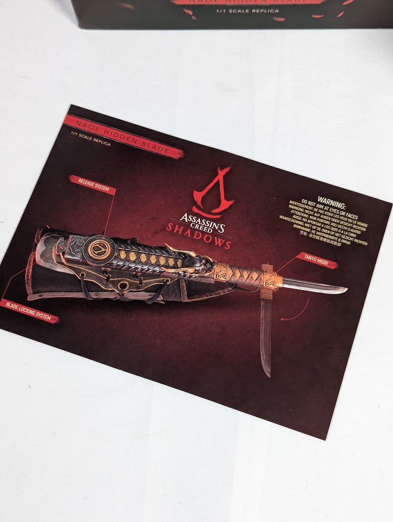 Assassin's Creed Shadows Naoe Hidden Blade 1/1 Scale Replica