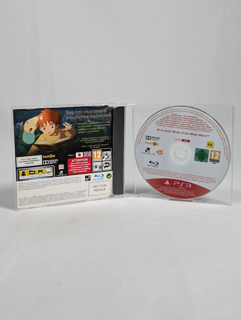 Ni No Kuni Wrath of the White Witch Press Promo Disc PS3
