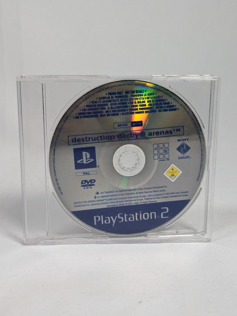 Destruction Derby Arenas Press Promo Disc PS2