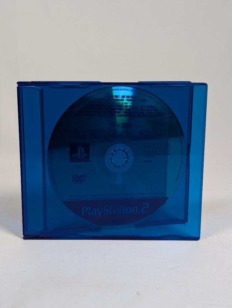 Star Wars Jedi Starfighter Press Promo Disc PS2