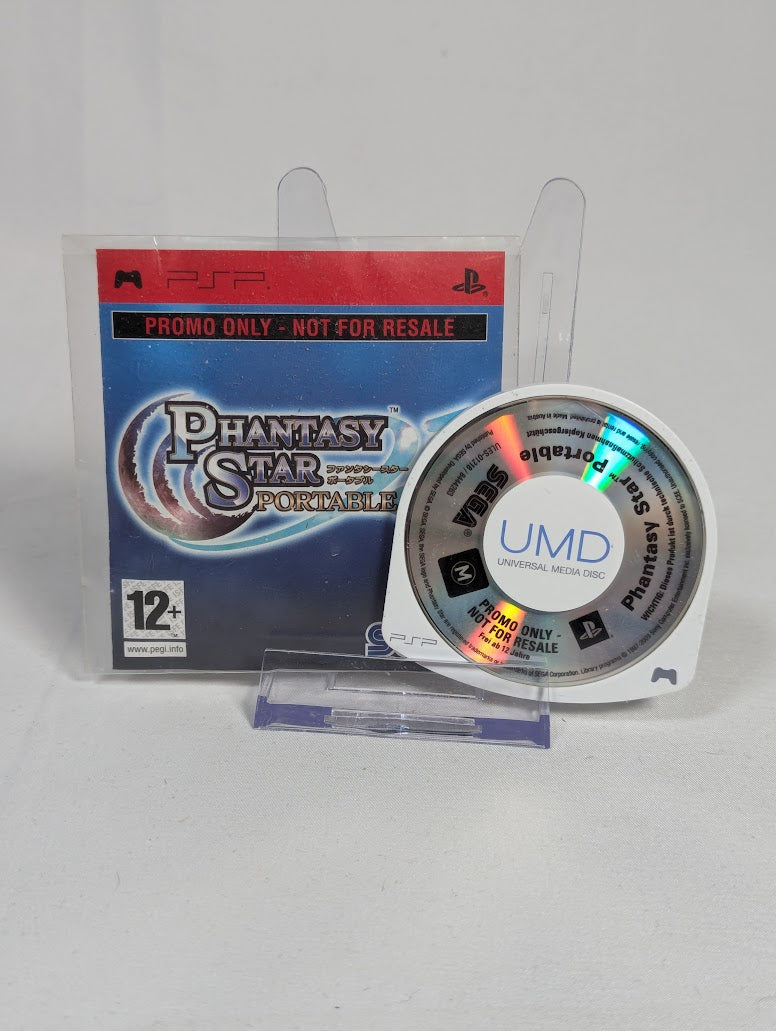 Phantasy Star Portable Press Promo Disc PSP