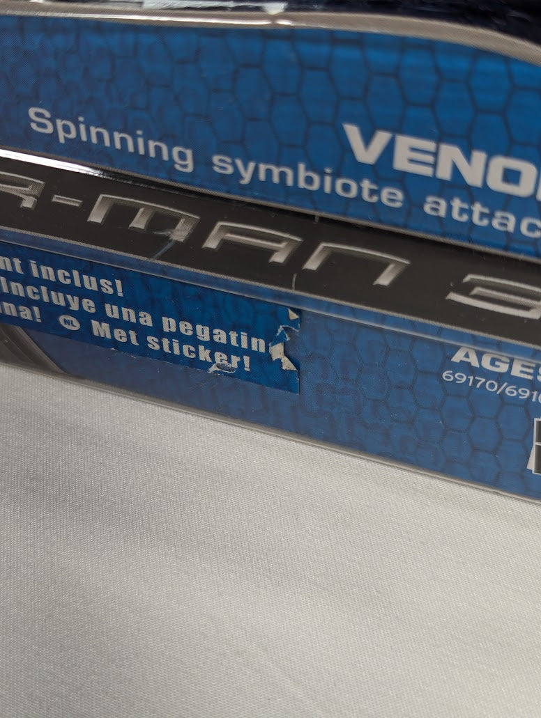 Marvel Spider-Man 3 Venom Spinning Symbiote Attack 2007 Hasbro Action Figure