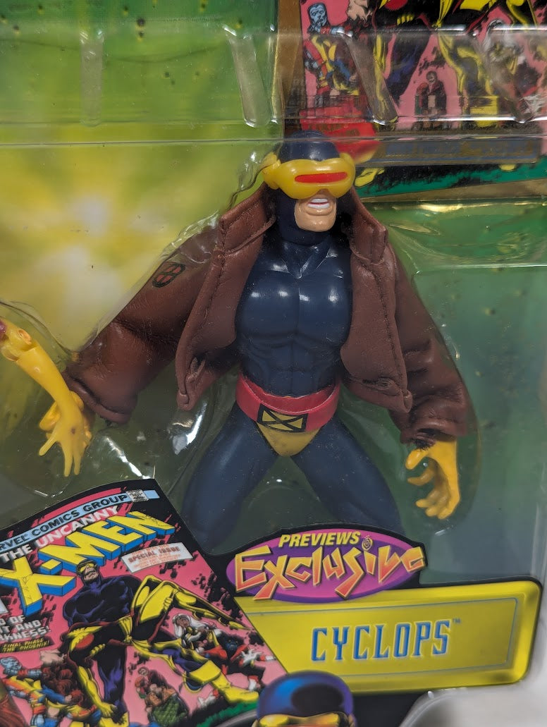 Marvel Greatest Moments Dark Phoenix vs Cyclops (Previews Exclusive) 1999 ToyBiz Action Figure