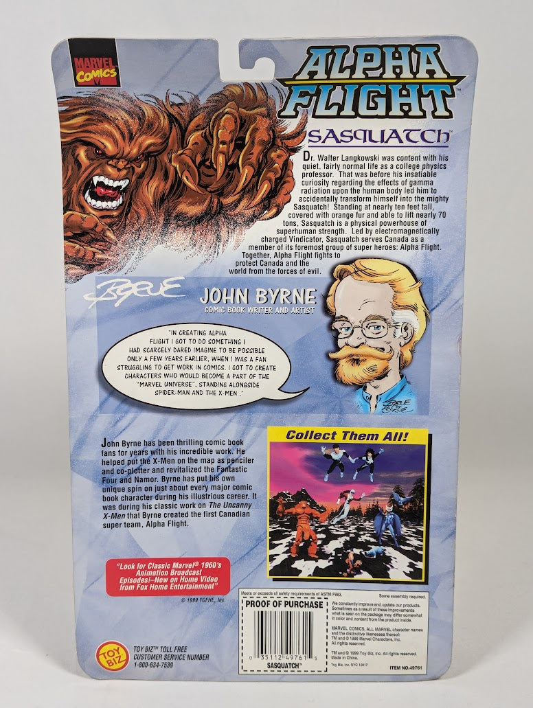 Marvel Alpha Flight Sasquatch and Vindicator 1999 ToyBiz Action Figure