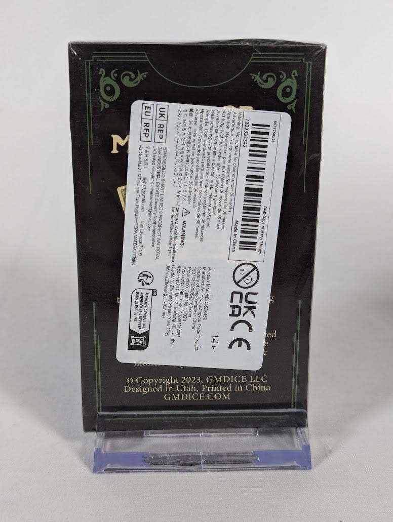 Dungeons & Dragons Deck of Many Things The Physical Manifestation Deck Gmdice
