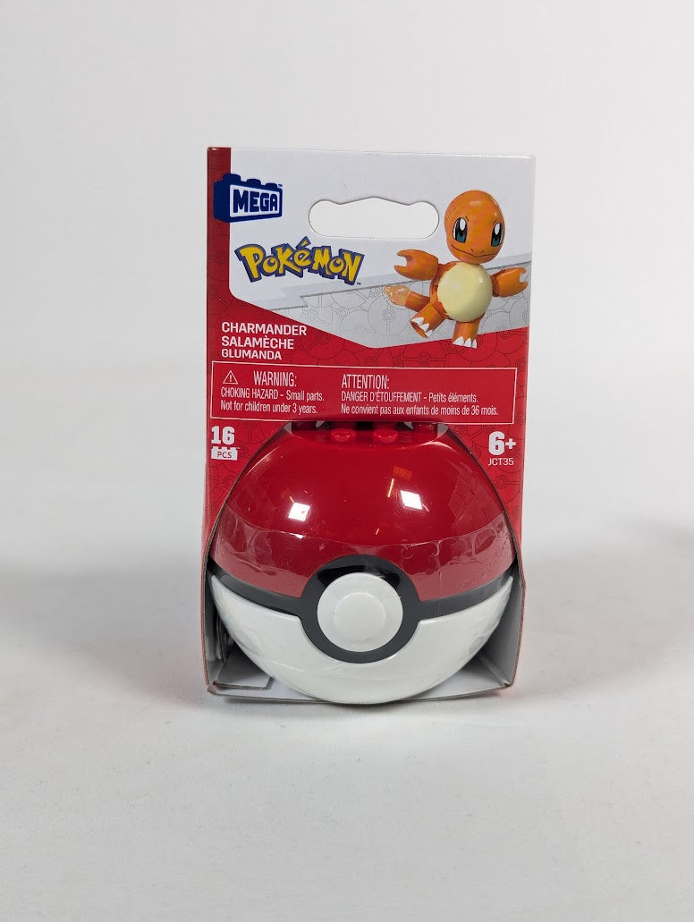 Pokemon MEGA Charmander Poke Ball Building Block Set