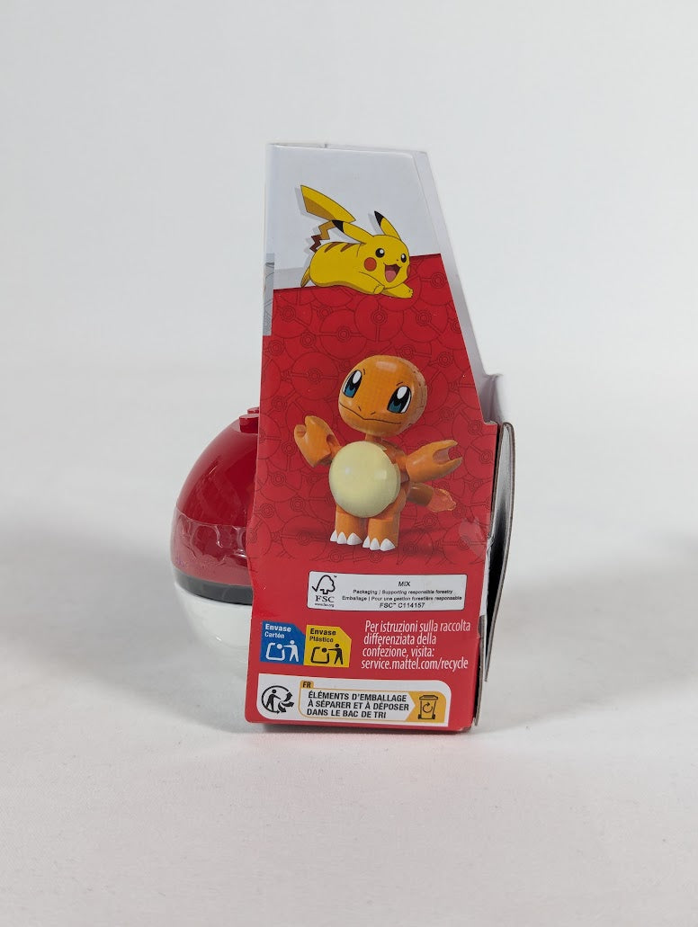 Pokemon MEGA Charmander Poke Ball Building Block Set