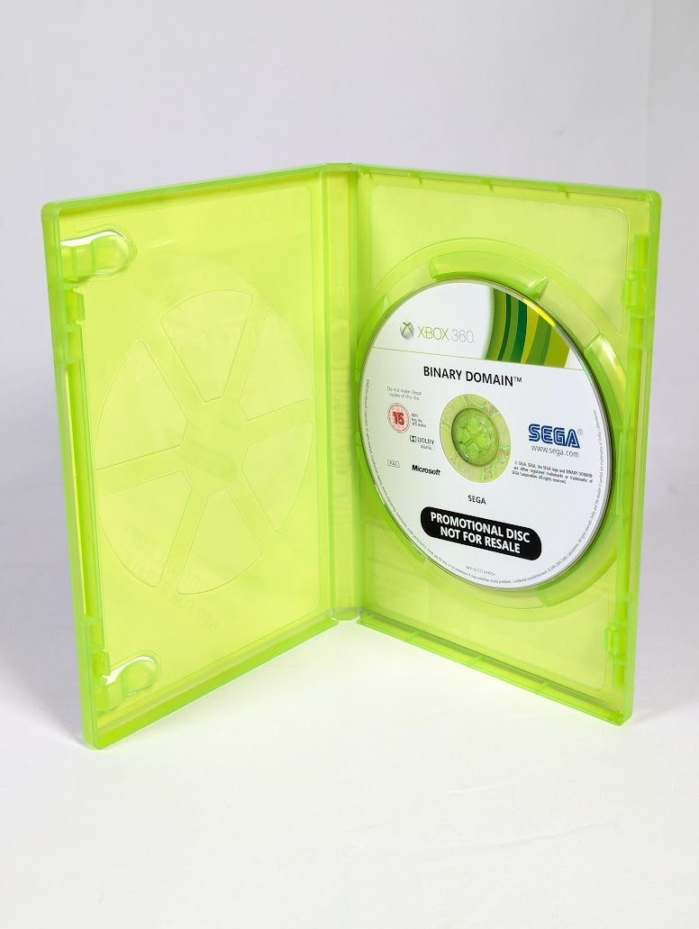 Binary Domain Press Promo Disc Xbox 360