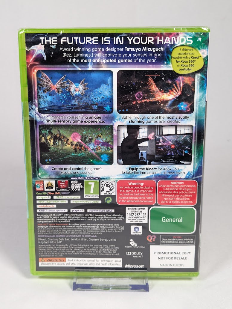 Child of Eden Press Promo Disc Xbox 360 (Sealed)
