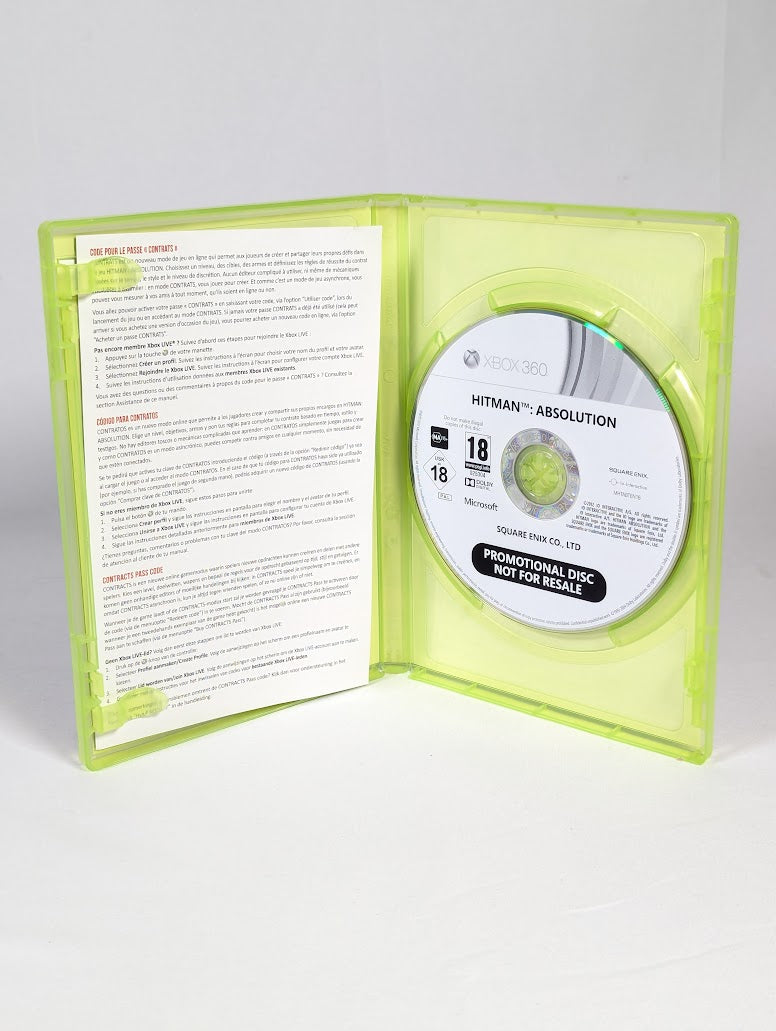 Hitman Absolution Press Promo Disc Xbox 360