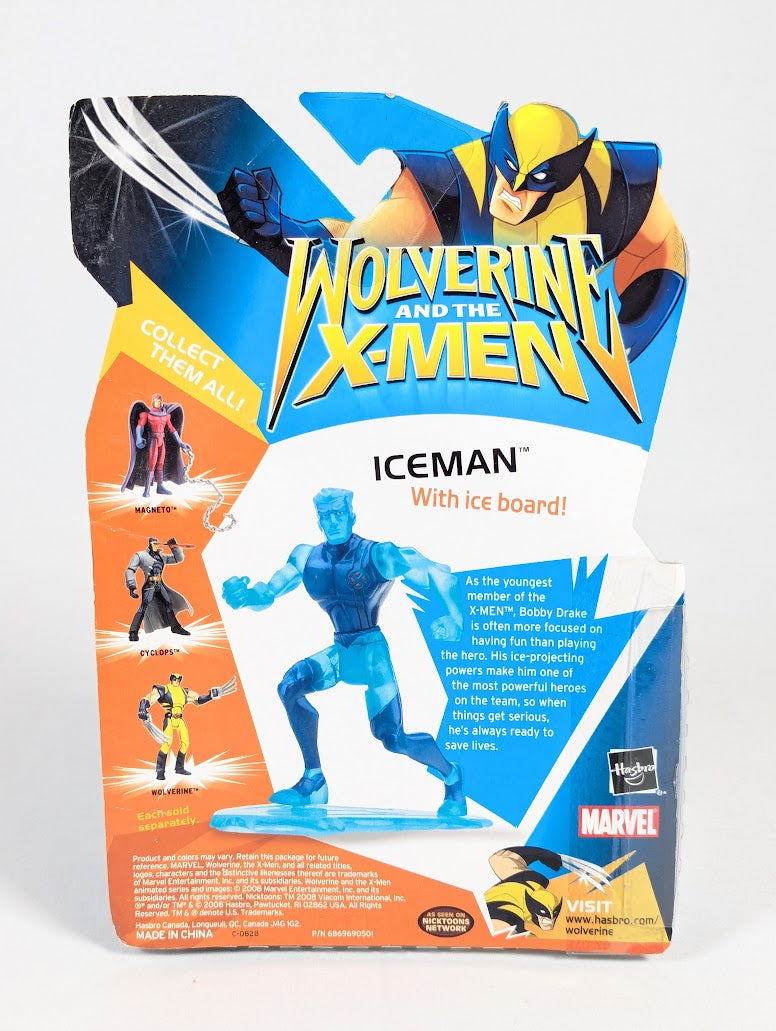 Marvel Wolverine and the X-Men Ice Man 2008 Hasbro Action Figure