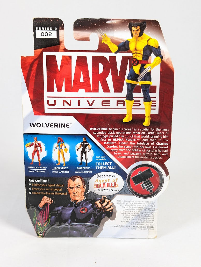 Marvel Universe Wolverine 2009 Hasbro Action Figure