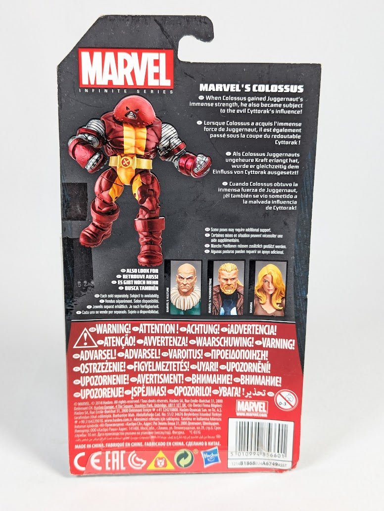 Marvel Infinite Series Colossus 2014 Hasbro Action Figure