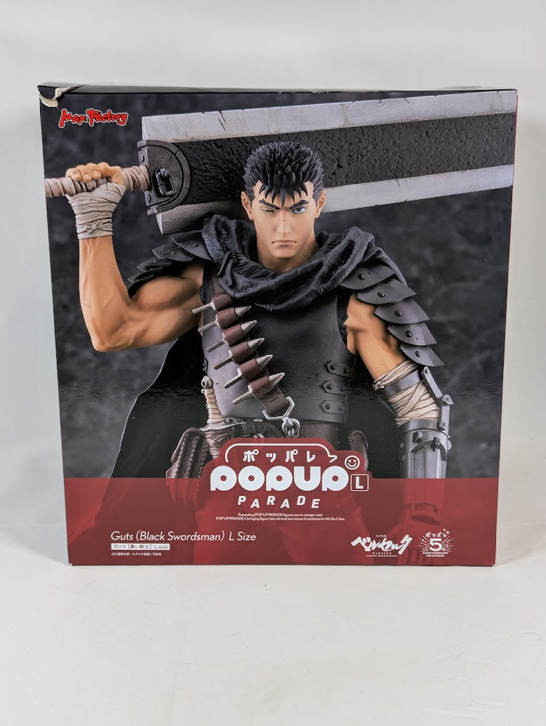 Berserk Guts (Black Swordsman) L Size Pop Up Parade Max Factory Statue
