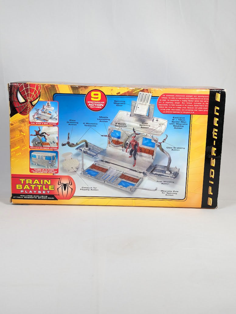 Spider-Man 2 Train Battle Playset 2004 ToyBiz Action Figure