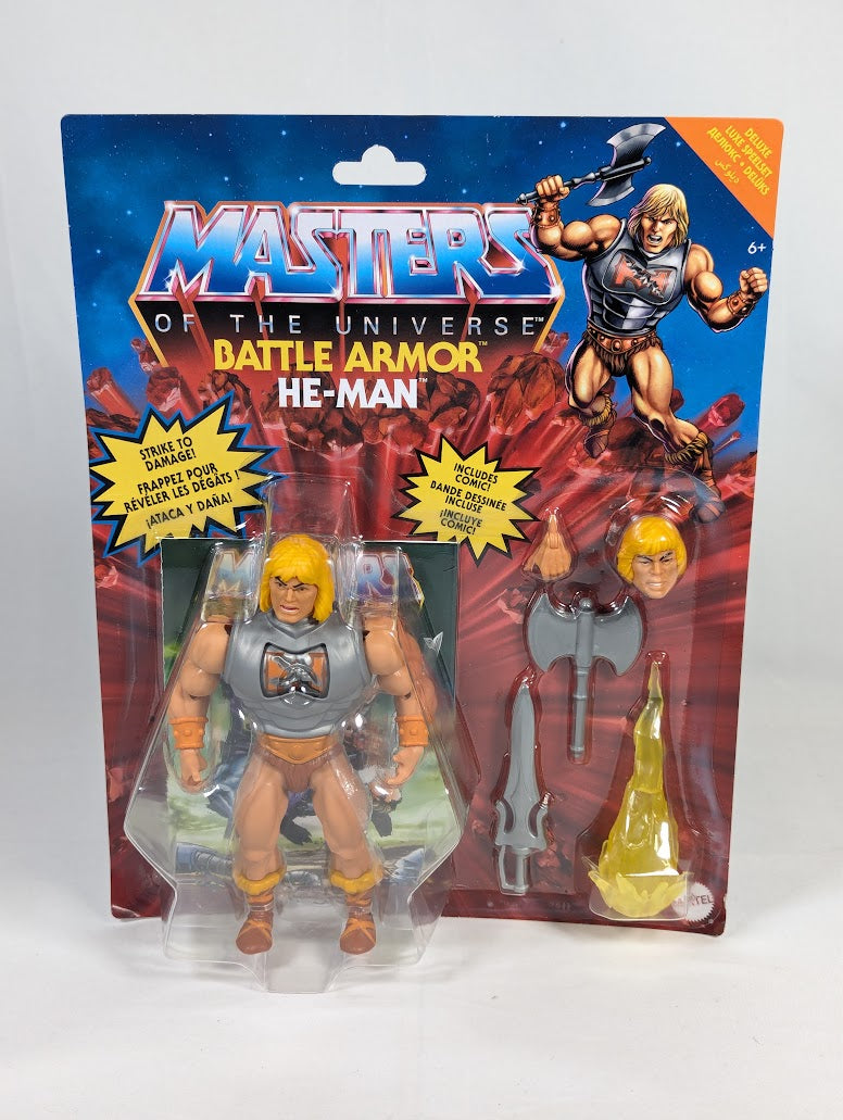 Masters of the Universe Battle Armor He-Man 2020 Mattel Action Figure
