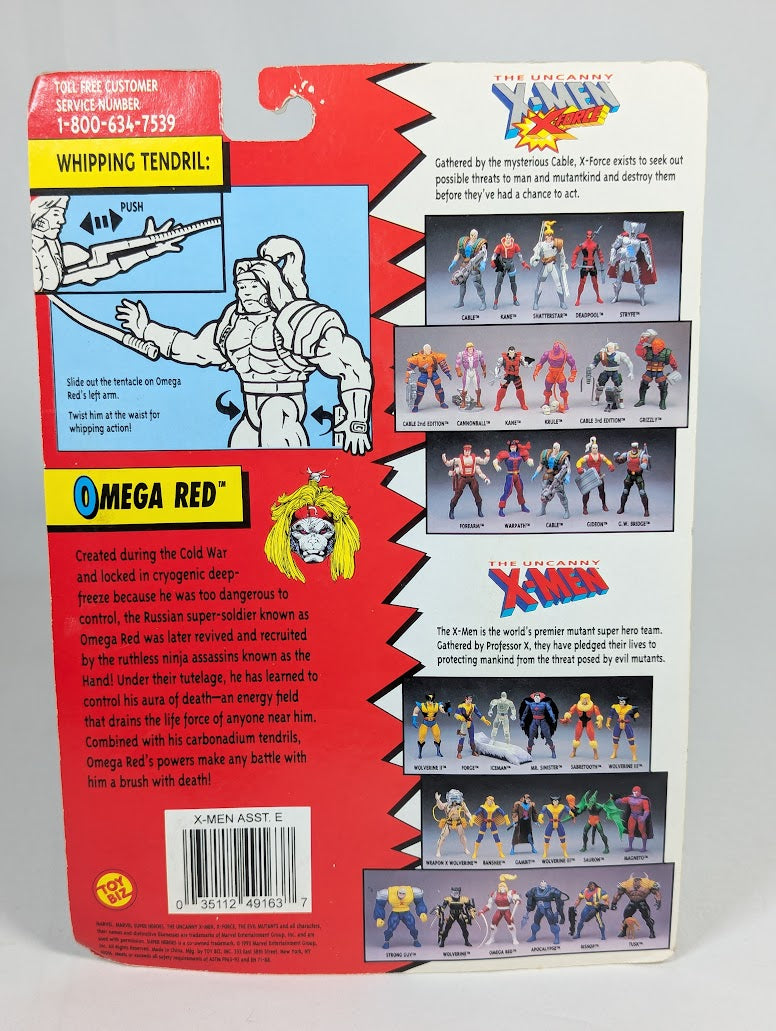 X-Men Omega Red 1993 ToyBiz Action Figure