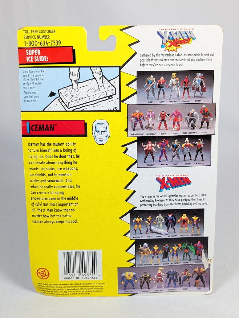 X-Men Iceman 1993 ToyBiz Action Figure