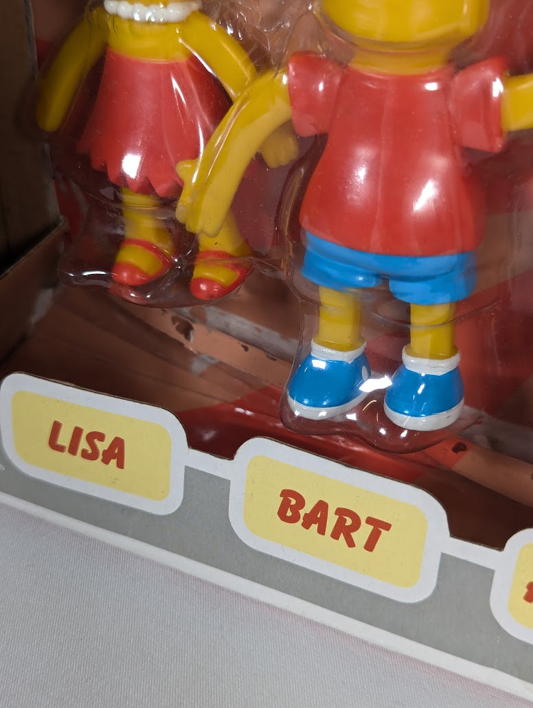 The Simpsons Springfield's Favorite Family Bendable & Poseable Figure Collectible Set 2002