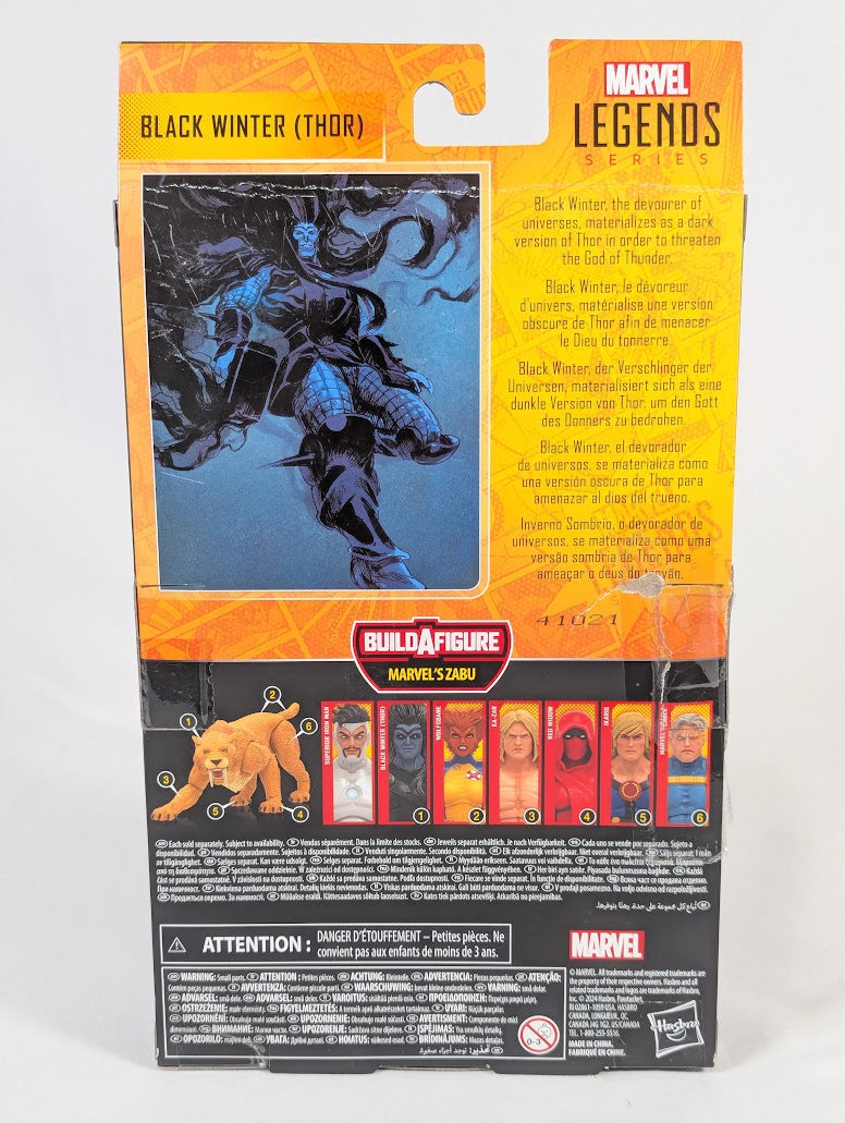 Marvel Legends Black Winter (Thor) 2024 Hasbro Action Figure (No Zabu BAF Part)