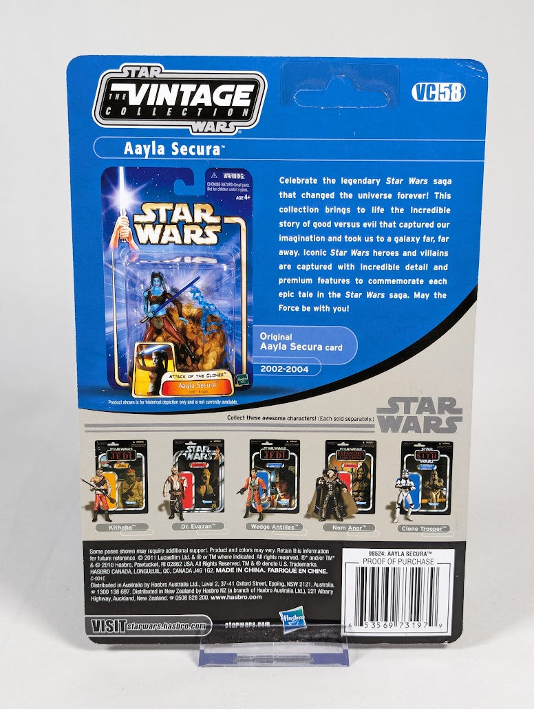 Star Wars Aayla Secura The Vintage Collection 2011 Hasbro Action Figure