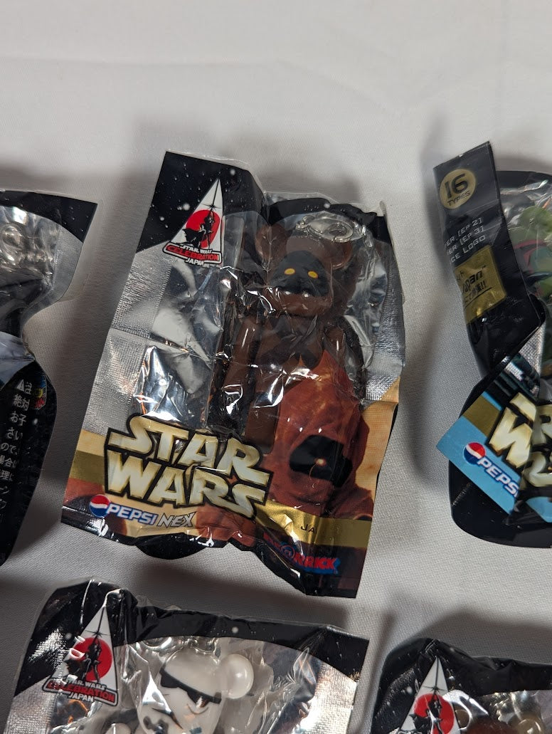 Star Wars Celebration Japan Bear Brick Pepsi Nex Complete Set of 16 Mini Figures